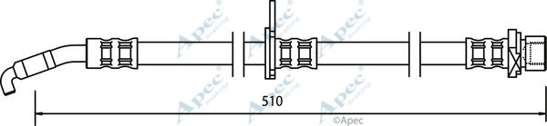 APEC BRAKING Тормозной шланг HOS3502